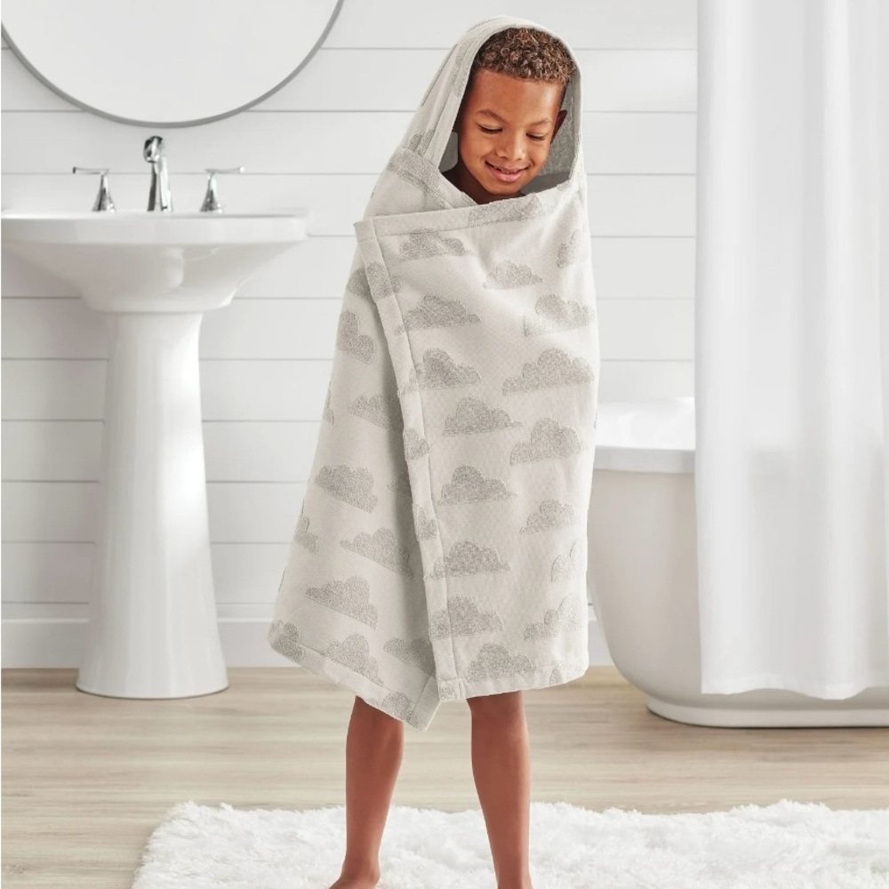 Set of four Cotton Hooded Towels